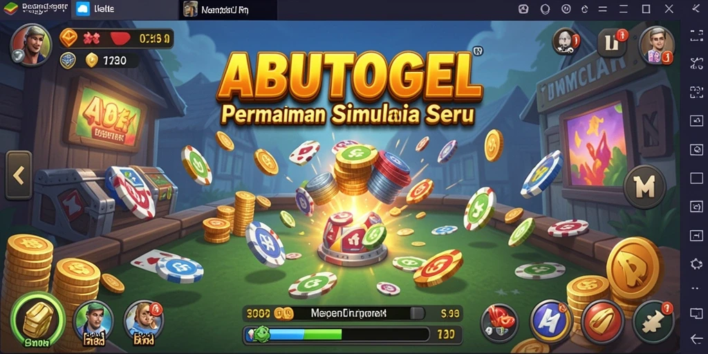 Tangkapan layar utama ABUTOGEL menampilkan pengalaman gameplay yang mendebarkan.