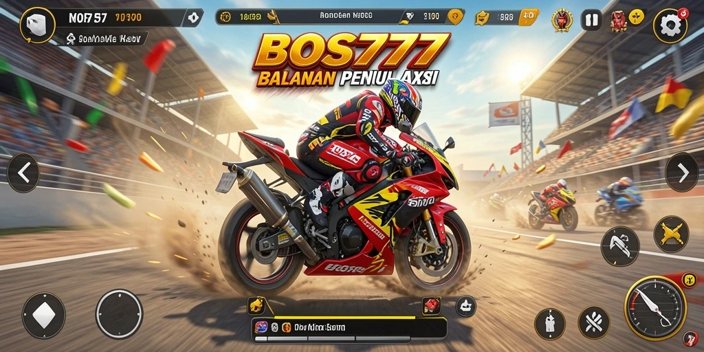 Gameplay seru balapan motor dengan grafis memukau.