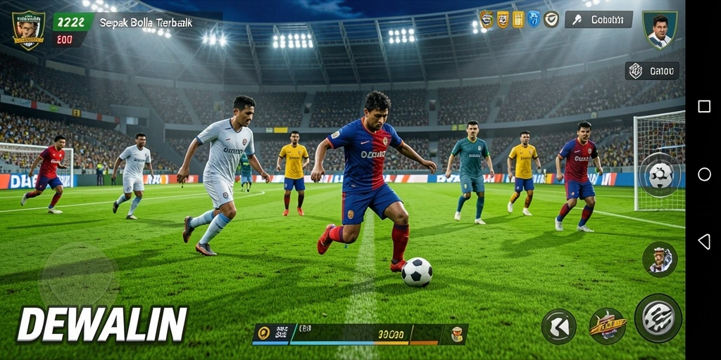 Tampilan menarik dari gameplay DEWALIN yang seru dan kompetitif.