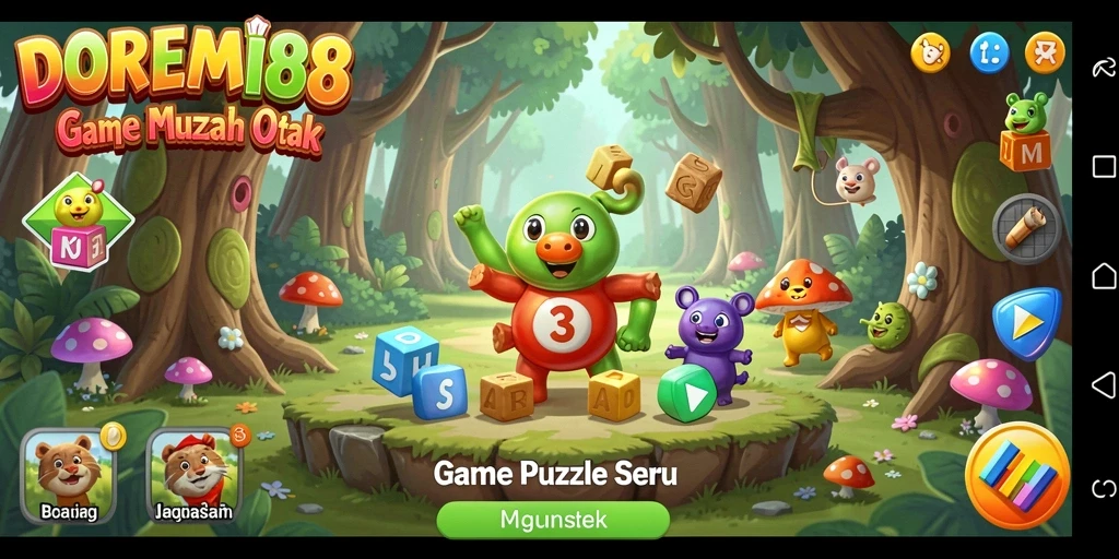 Tampilan gameplay menarik dan penuh tantangan dari DOREMI88.