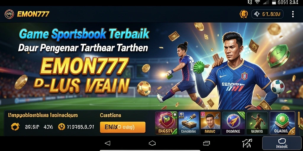 Tampilan menarik dari gameplay Sportsbook EMON777 di perangkat mobile.