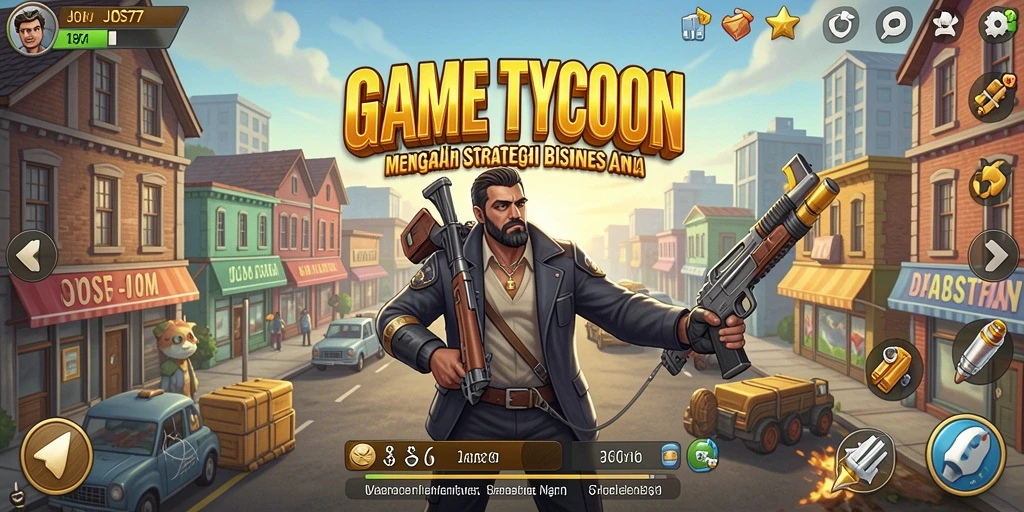 Tampilan gameplay JOS77 yang mendebarkan dalam dunia Tycoon.