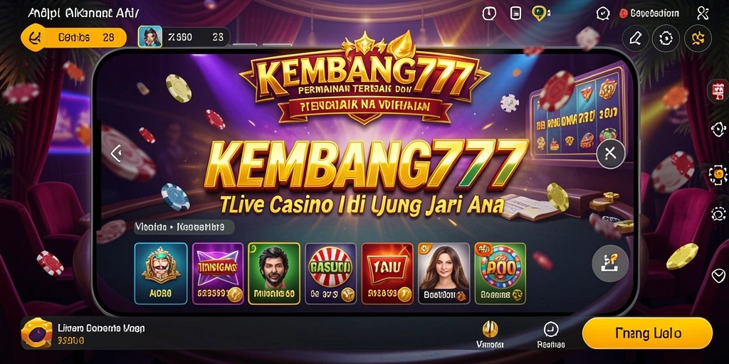 Tampilan gameplay langsung KEMBANG777 yang menegangkan dan interaktif.