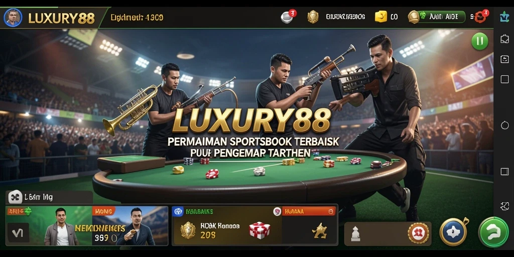 Tampilan gameplay LUXURY88 yang menarik dan interaktif dalam dunia sportsbook.