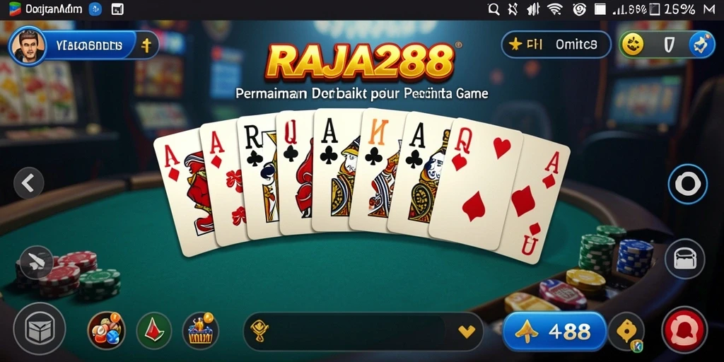Gambar tampilan gameplay seru dalam RAJA288 dengan pemain bersaing.