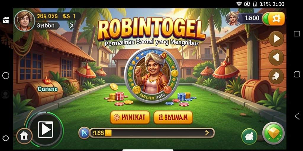 Tampilan permainan ROBINTOGEL yang menarik dan menghibur.