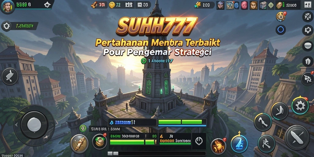 Tangkapan layar gameplay yang menarik dari SUHU777 Tower Defense.