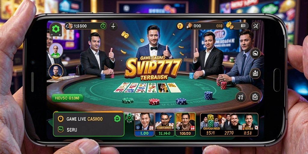 Tampilan gameplay <strong>SVIP777</strong> yang menarik dan seru di Live Casino.
