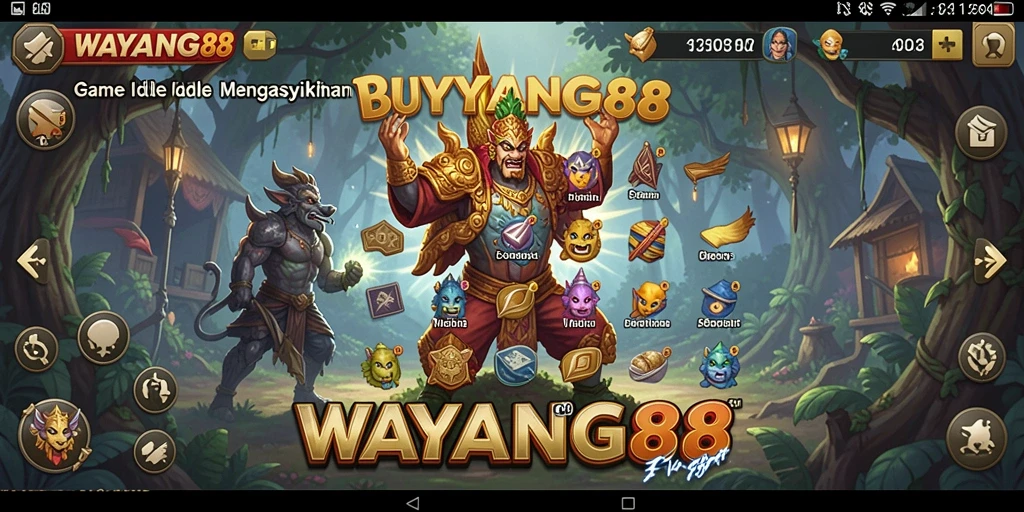 Tampilan gameplay WAYANG88 yang menggugah selera dalam suasana Idle.